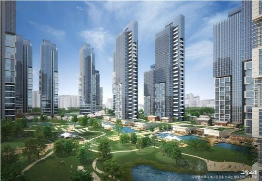 서울 영등포구 여의도 시범아파트 재건축 조감도. [시범아파트 신탁재건축 정비사업추진위원회 제공]